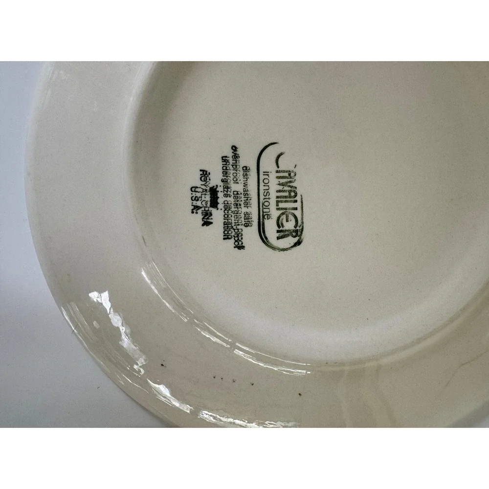 Vintage Royal China Cavalier Ironstone Yellow Sunburst Dinner Plates Set of 2